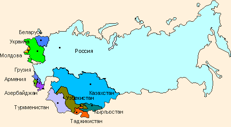 Карта визы в Россию